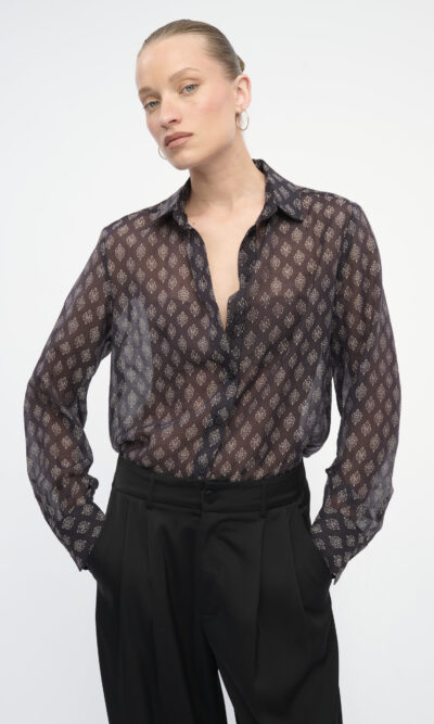 LOTUS SHIRT black