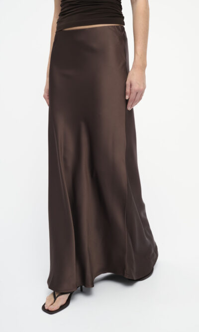 Alternative view of MANON S26 SKIRT espresso
