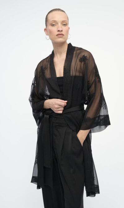 SAKURA KIMONO black