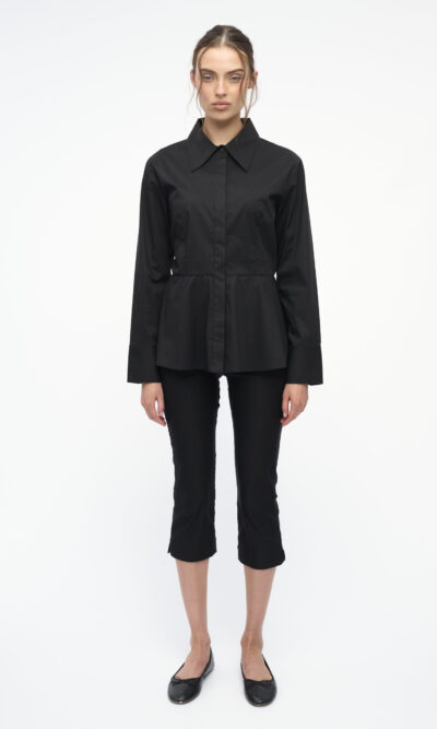 Alternative view of LORI SHIRT black