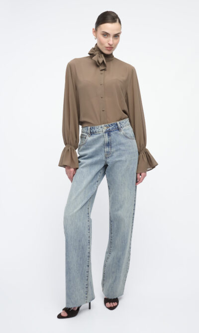 MARGO S26 BLOUSE pecan