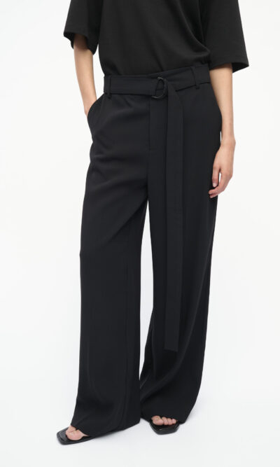 Alternative view of PIERRE S26 PANTS black