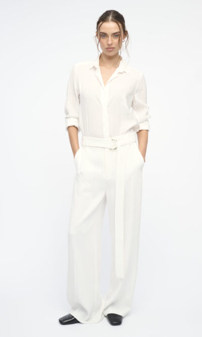 PIERRE S26 PANTS cream