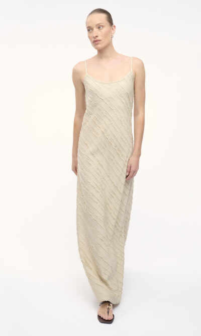 Alternative view of KELLY DRESS sand