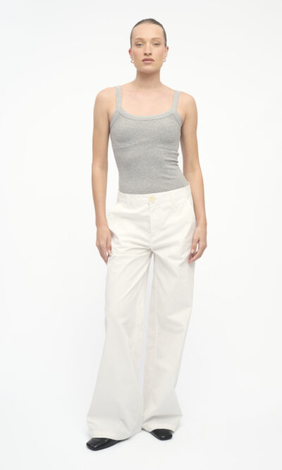 Alternative view of SERENA TANK TOP gray